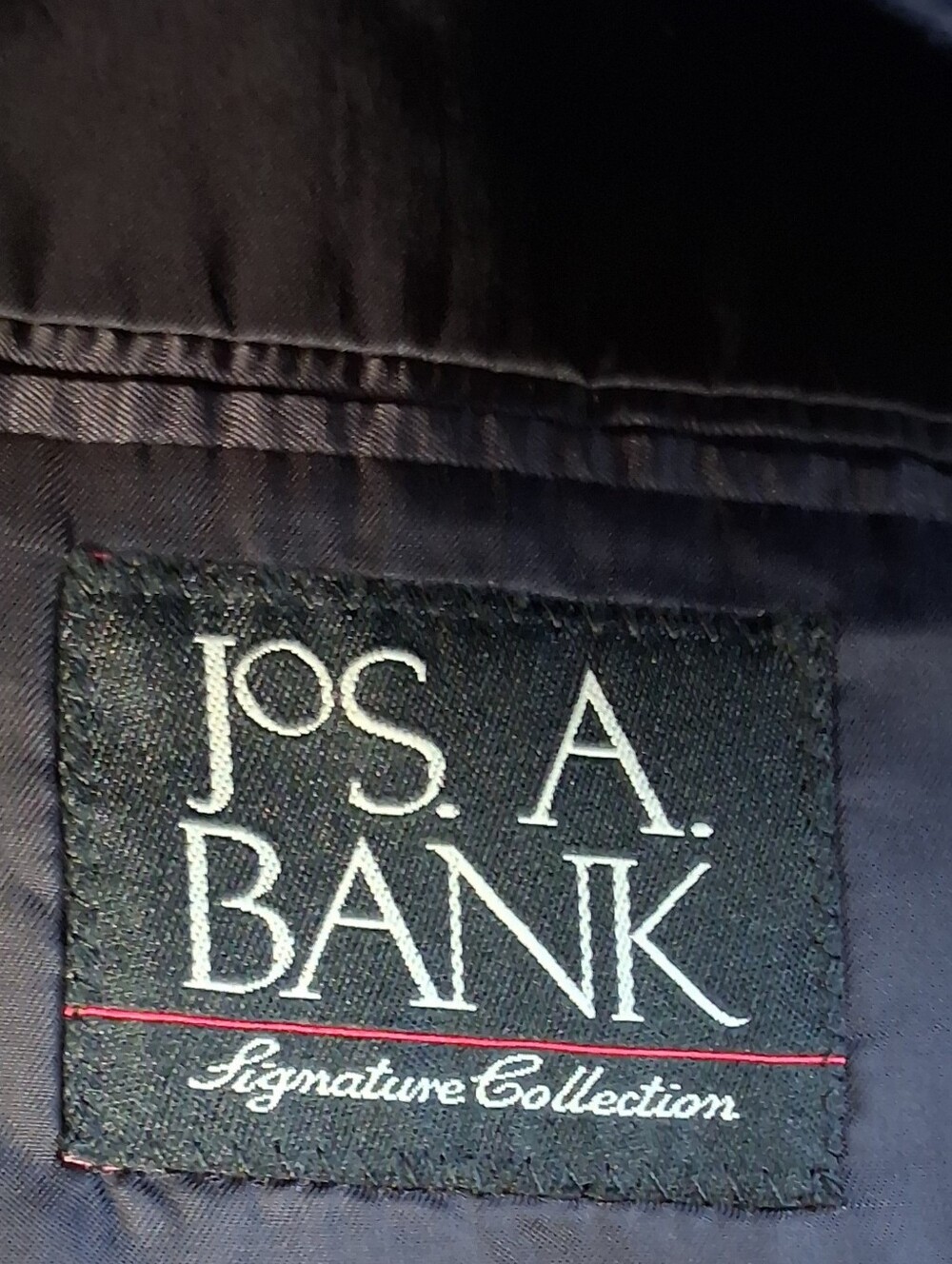 Jos A Bank "Gordon" Full Suit In Navy 100% Wool Top 41RG Slacks 35 RG - Picture 10 of 14